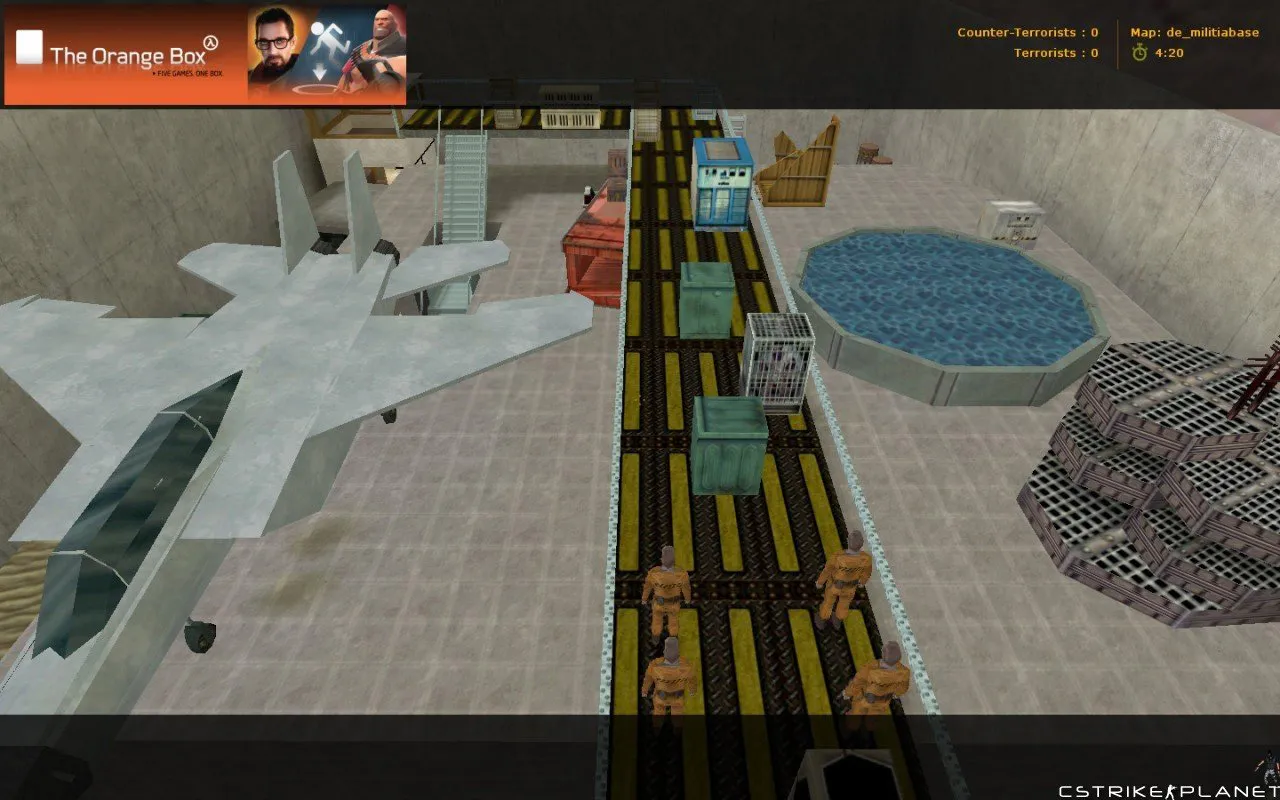 Скриншот Карта «de_militiabase» для CS 1.6