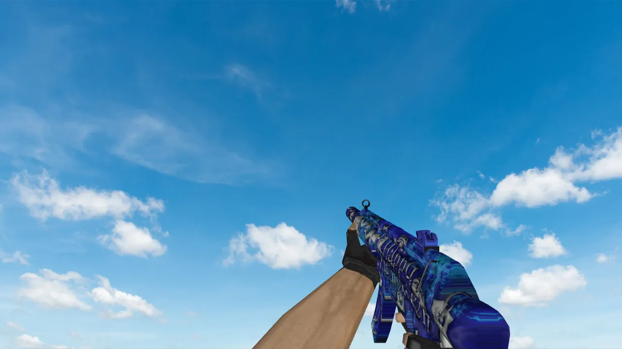 Скриншот Модель «MP5 Spooky» для CS 1.6 — Четкость и уникальность