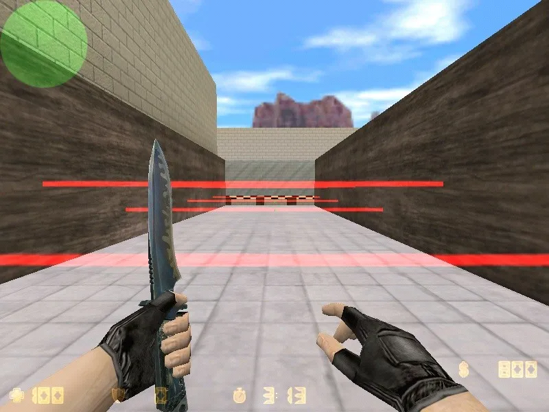 Скриншот  deathrun_galaxy_v1 для CS 1.6: карта deathrun, точки, боты с .nav, оптимизация wpoly/epoly