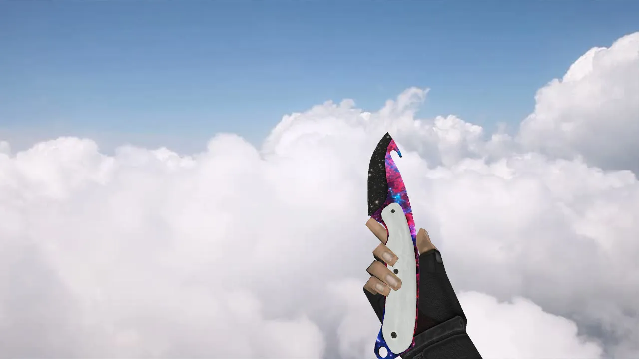 Скриншот Модель «Gut Knife Space» для CS 1.6: v_ и p_ файлы, звук, анимация осмотра и качество текстур