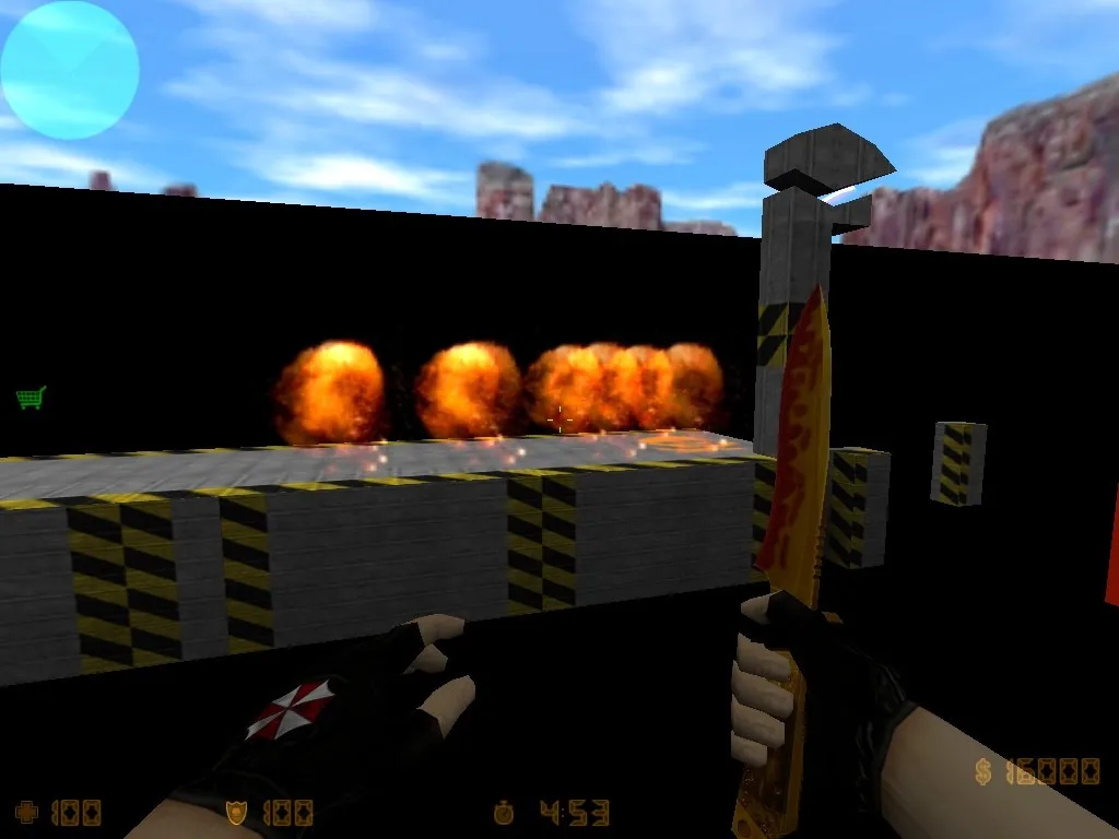 Скриншот  deathrun_n3rd для CS 1.6: геймплей Deathrun, точки, маршруты и настройка под ботов