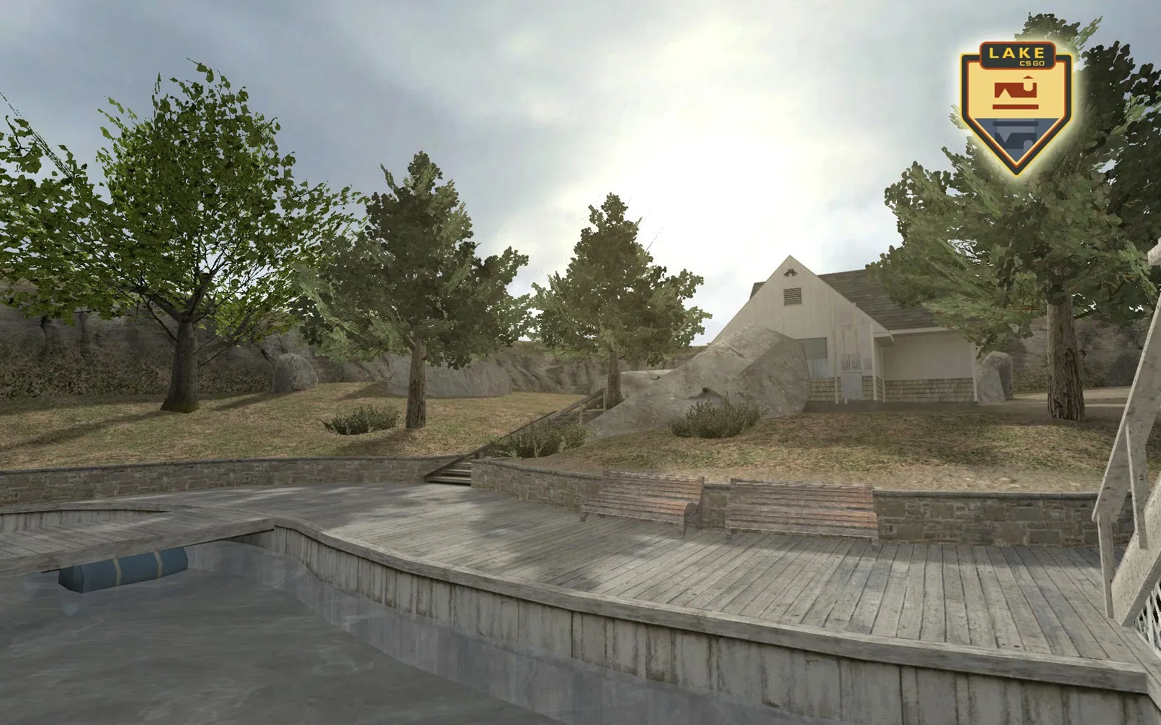 Скриншот Карта «de_lake_csgo» для CS 1.6
