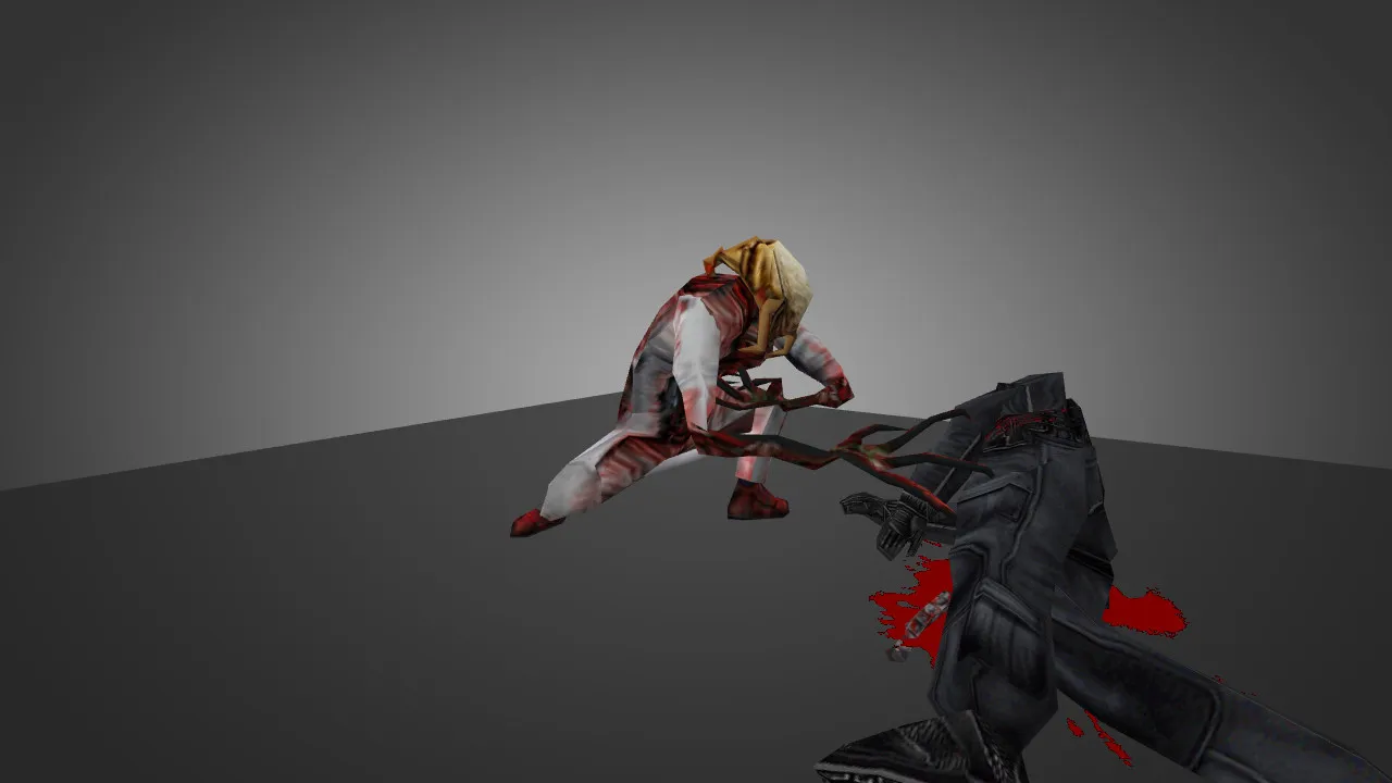 Скриншот Модель «Eating Zombie for Chicken» для CS 1.6 - Уникальный скин