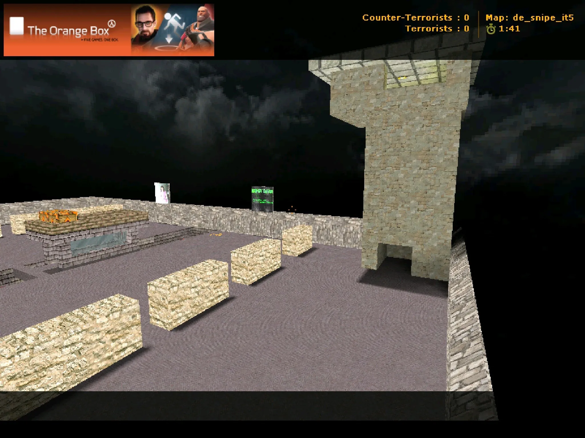 Скриншот  Карта de_snipe_it5_2014 для CS 1.6 - Тактические возможности и оптимизация