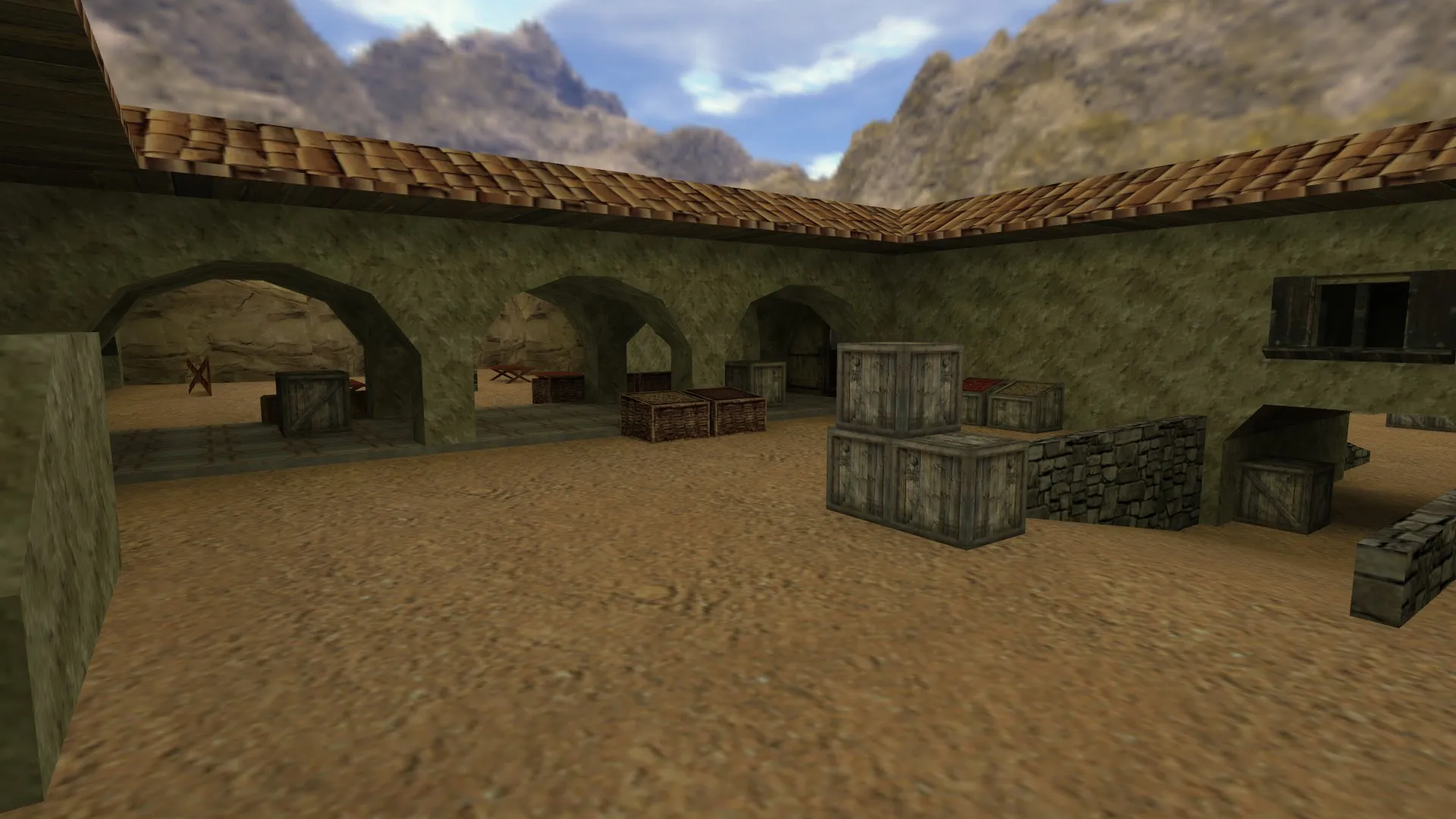 Скриншот  Карта de_muertechalet для CS 1.6: Тактика и детали