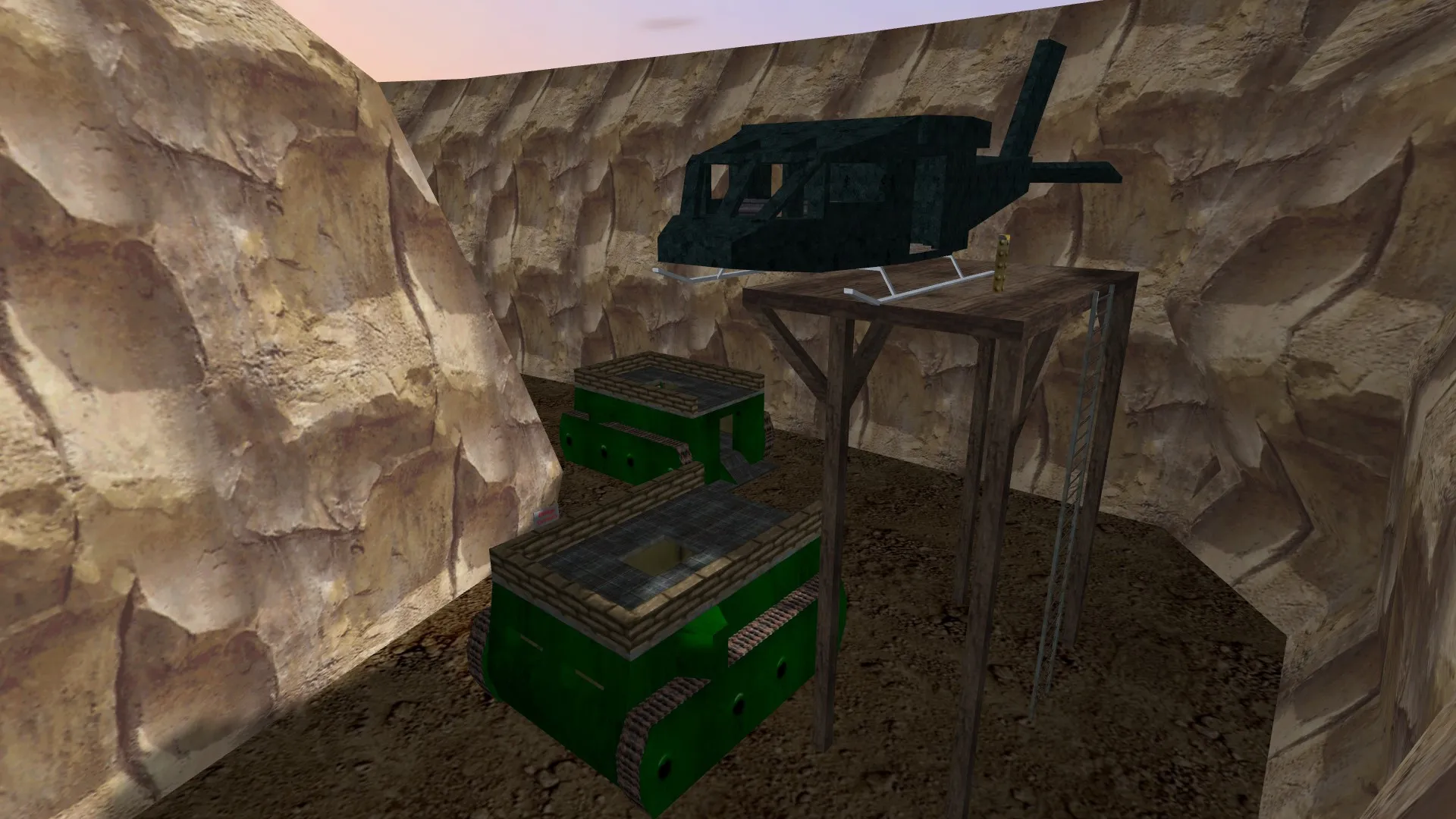 Скриншот  Карта de_cchq для CS 1.6: геймплей, точки, .nav для ботов, оптимизация wpoly/epoly