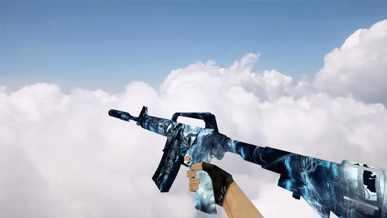 Скриншот Модель M4A1 Dark Knight v_ p_ w_ для CS 1.6: звуки, анимация осмотра, текстуры и настройка