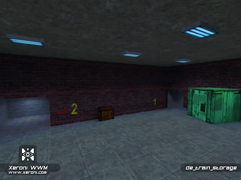 Скриншот Карта de_train_storage для CS 1.6 - Тактический геймплей и баланс