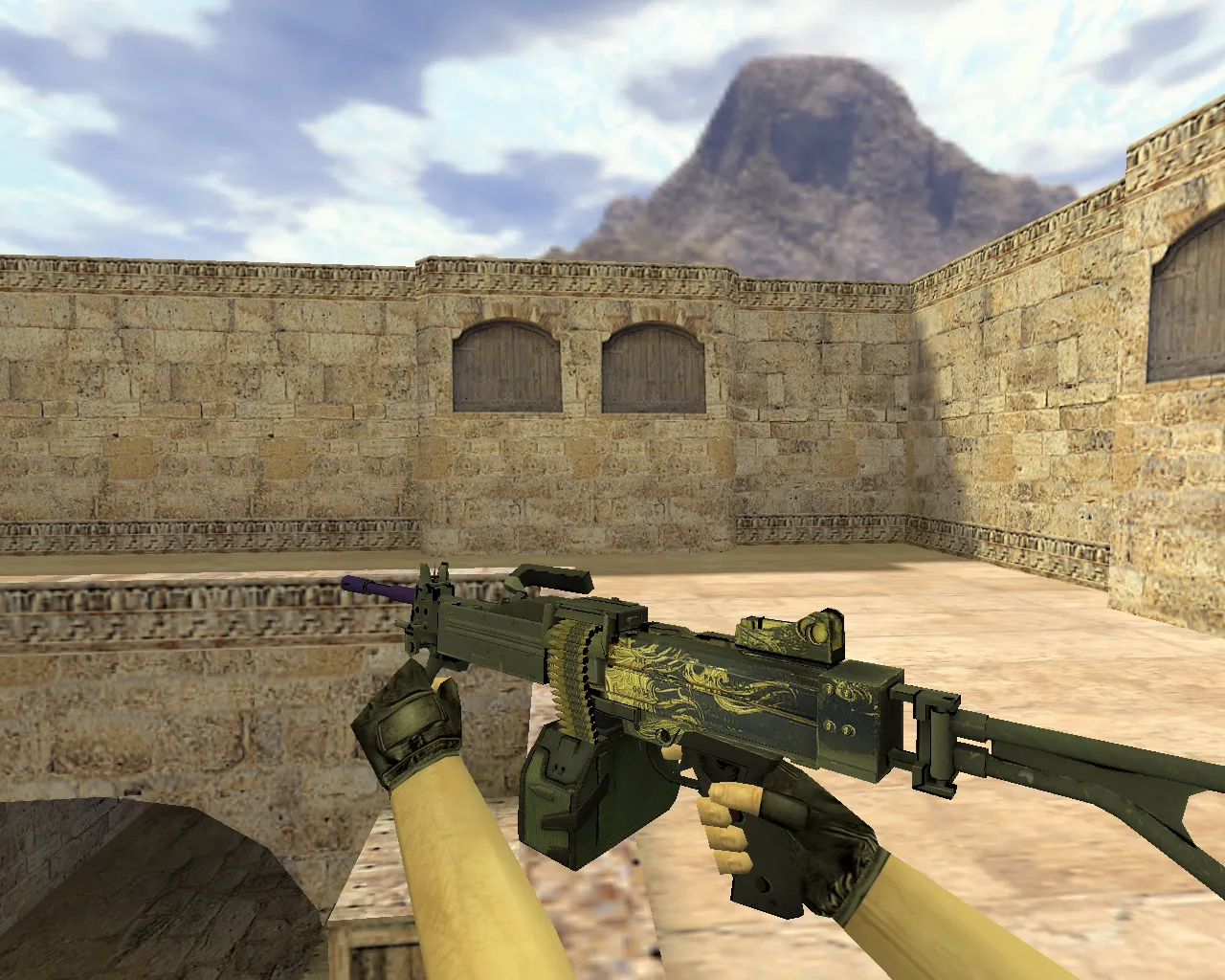 Скриншот Модель «Negev Боец» для CS 1.6 – Оптимизированные текстуры и анимация