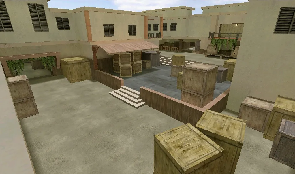 Скриншот  Карта de_trenal для CS 1.6 – Тактические возможности и баланс сторон