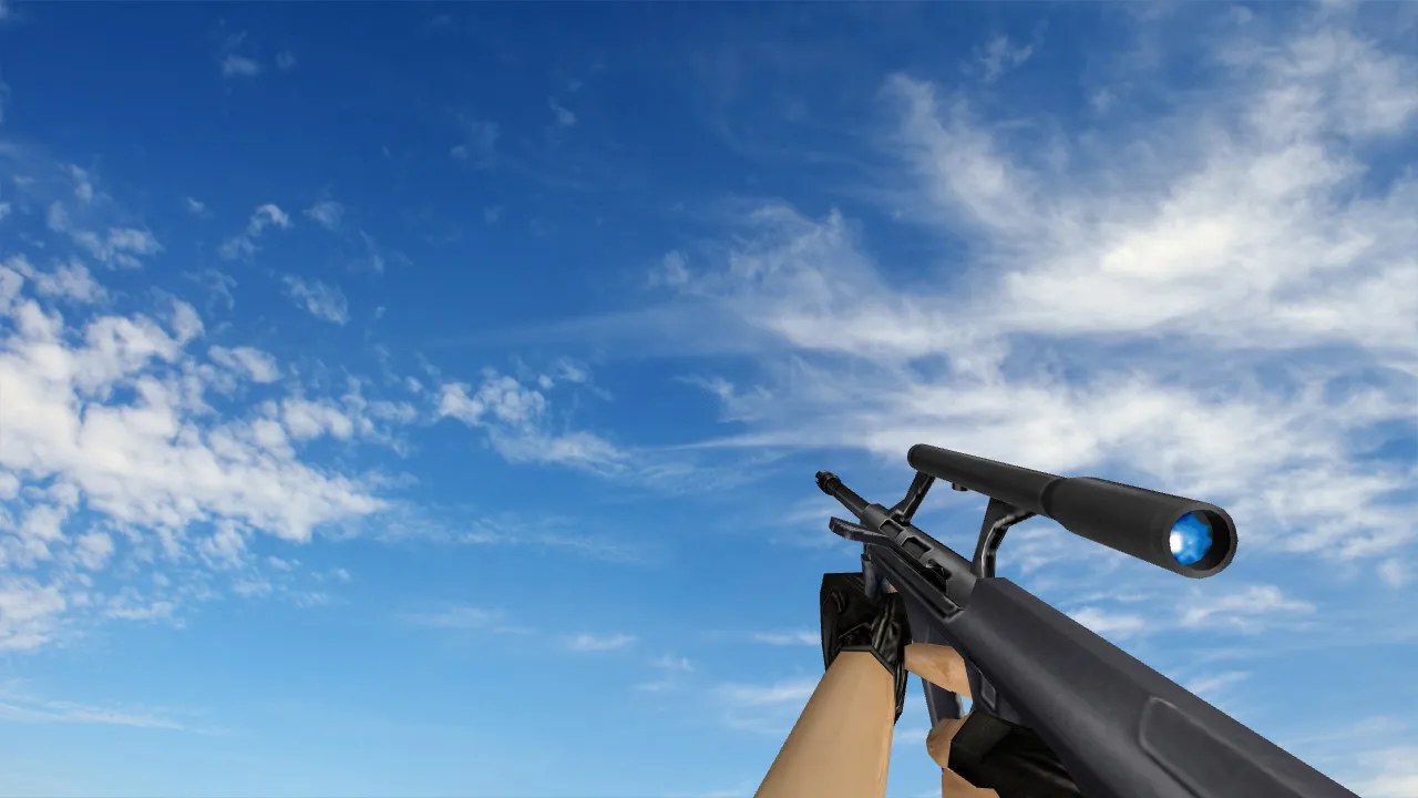 Скриншот Пак моделей оружия «Сглаженные стандартные модели» для CS 1.6: v_, p_, w_ модели, звуки, анимация осмотра и качество текстур