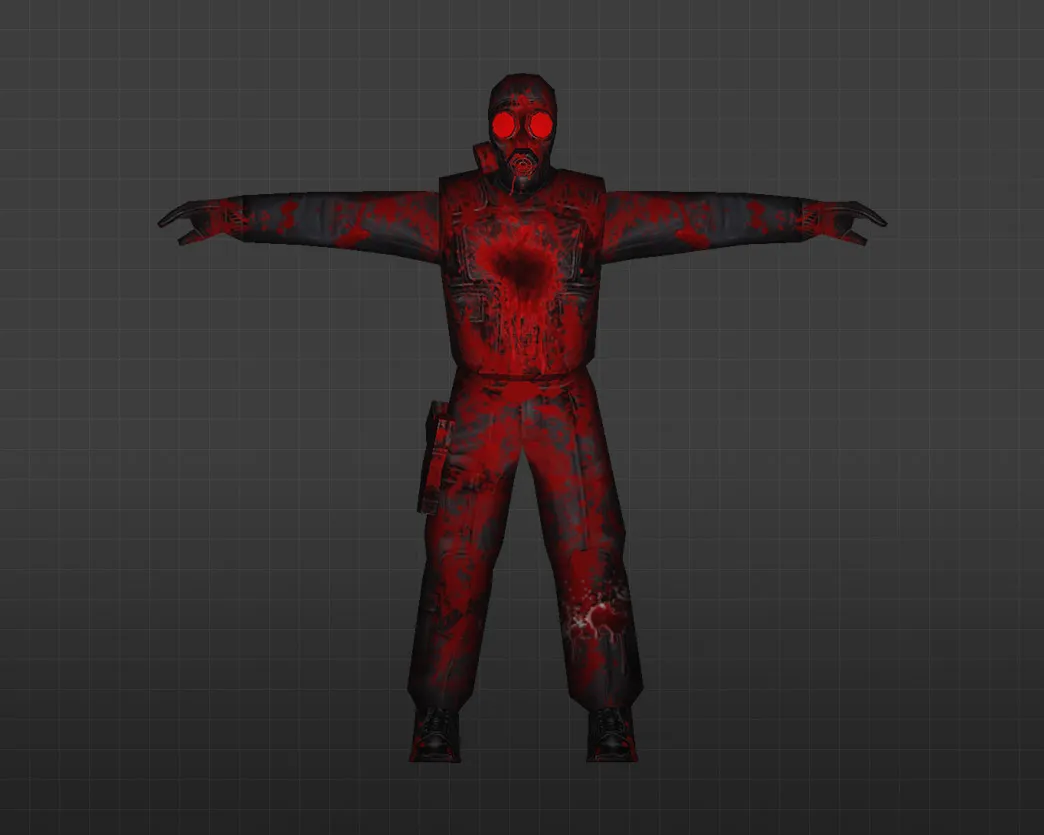 Скриншот Модель «Кровавый SAS» для CS 1.6 – Уникальный скин для игроков