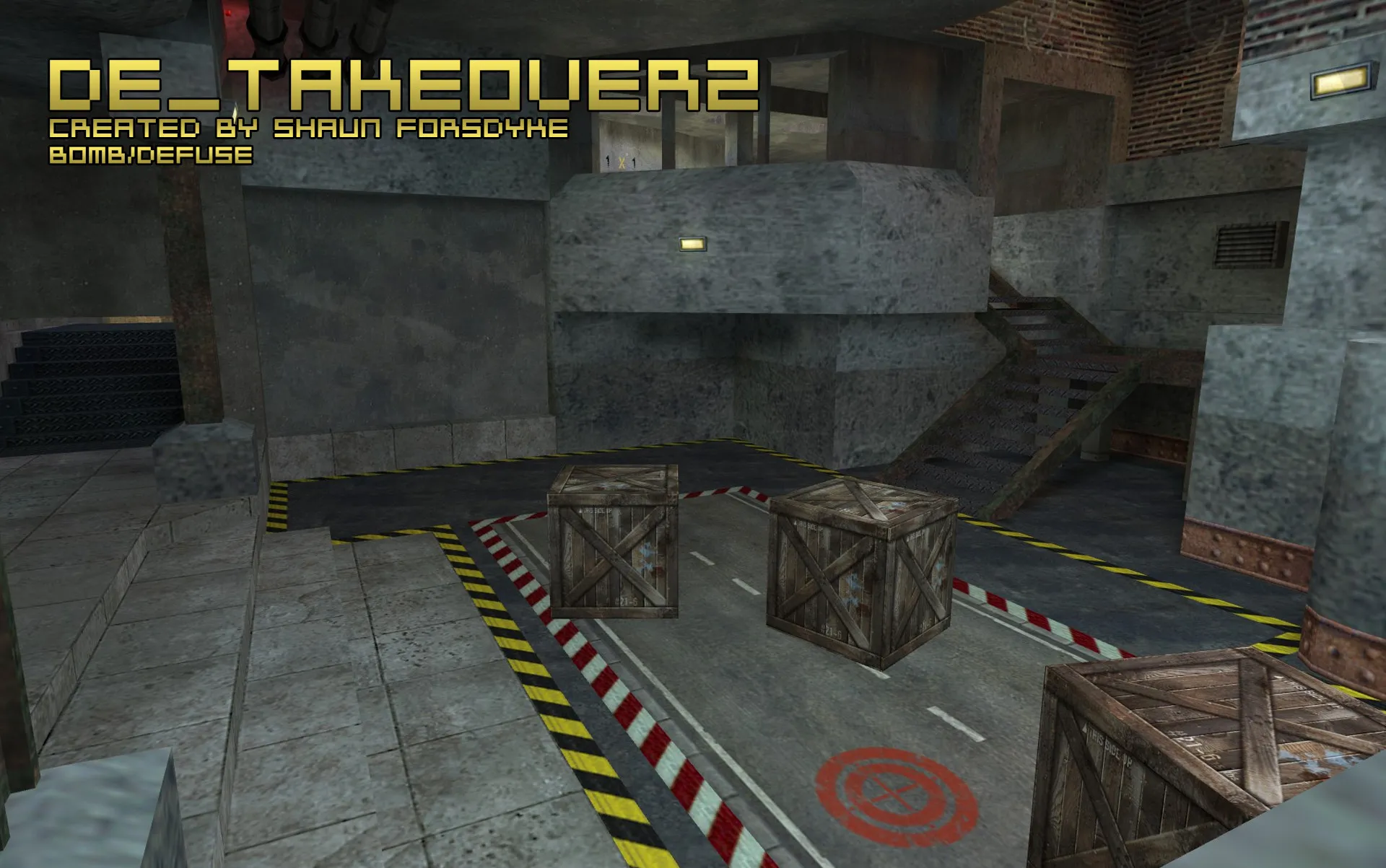 Скриншот  Карта de_takeover2 для Counter-Strike 1.6: особенности и тактики