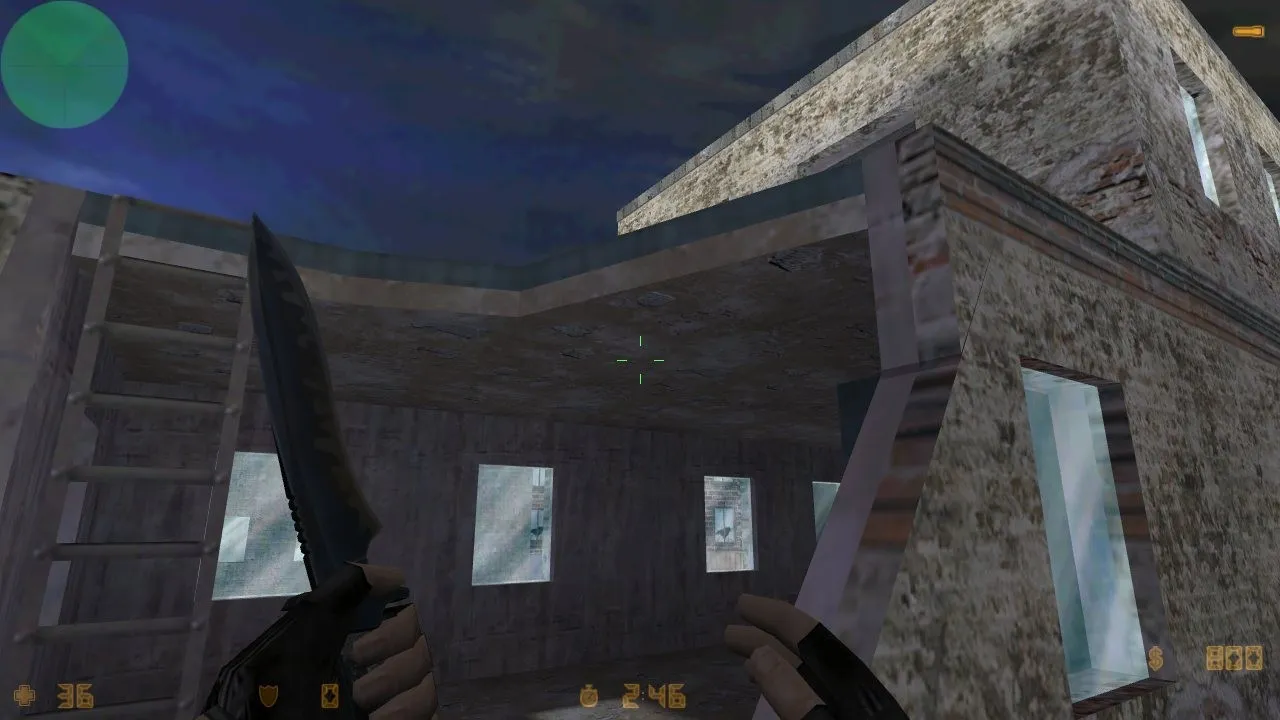 Скриншот  de_desolated карта для CS 1.6: баланс сторон, точки, .nav для ботов и оптимизация wpoly/epoly