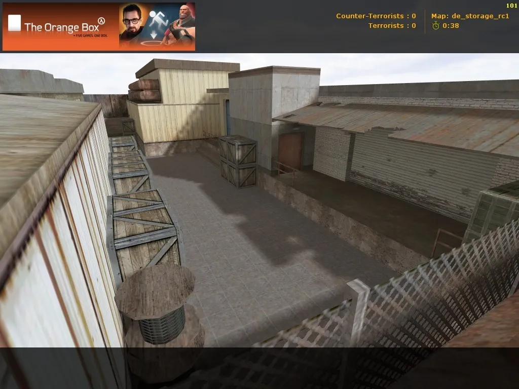 Скриншот  Карта de_storage_rc1 для CS 1.6: тактический обзор и особенности