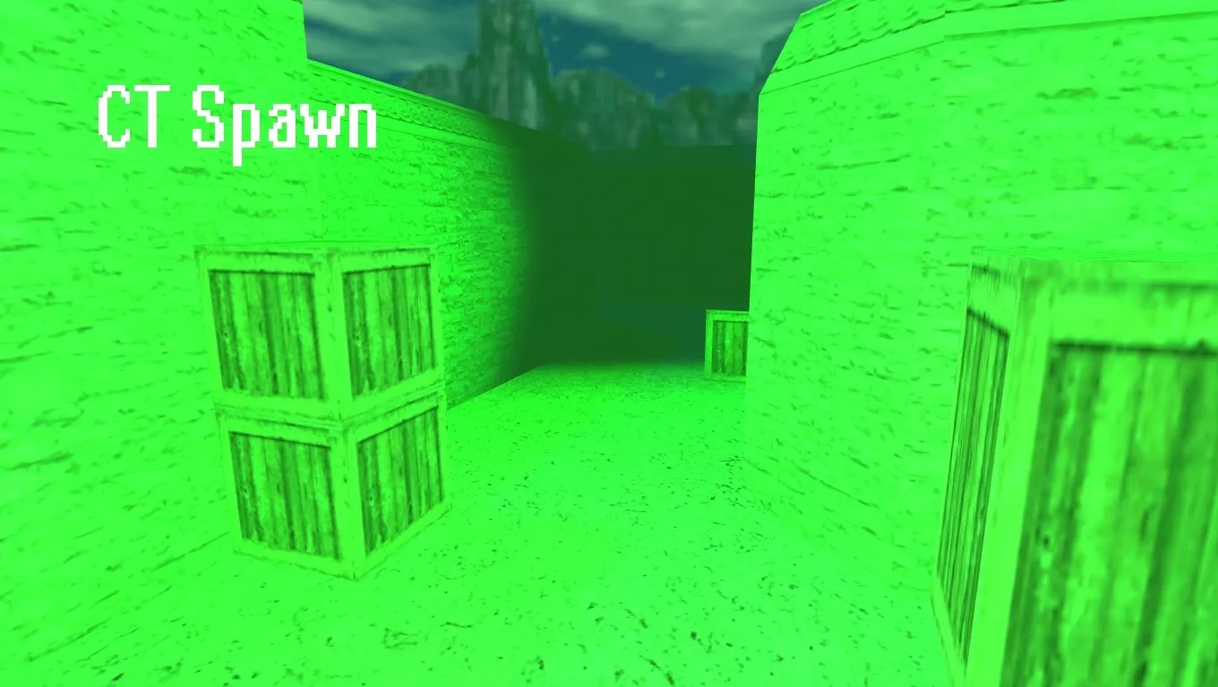 Скриншот  Карта de_fcastle для CS 1.6: тактики, точки, навигация ботов, оптимизация wpoly/epoly