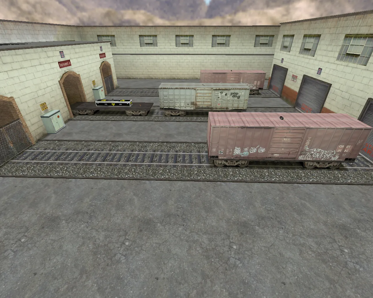 Скриншот  fy_train для CS 1.6: тактика, оптимизация, .nav и настройка под 5v5/паблик