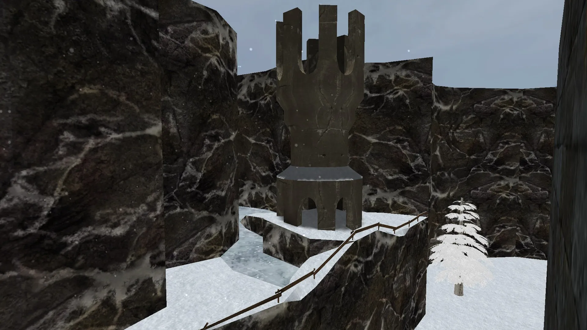 Скриншот  Карта de_skaarj_ash для Counter-Strike 1.6: Тактический анализ и особенности