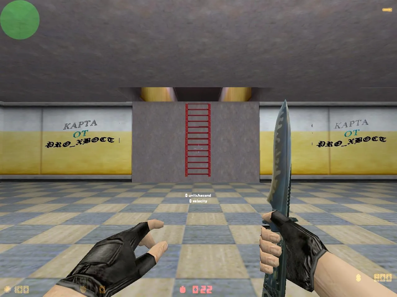 Скриншот  deathrun_underground для CS 1.6: локации, раунды, точки и настройка ботов