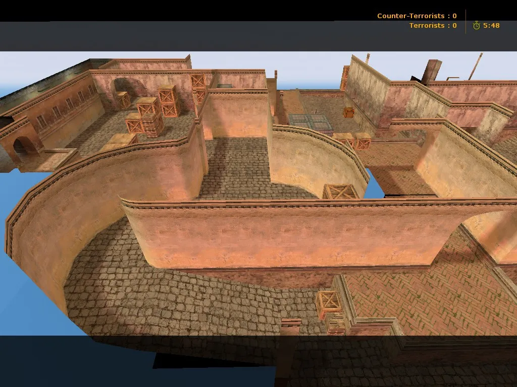 Скриншот  Карта de_scirel_v3 для Counter-Strike 1.6: подробный обзор