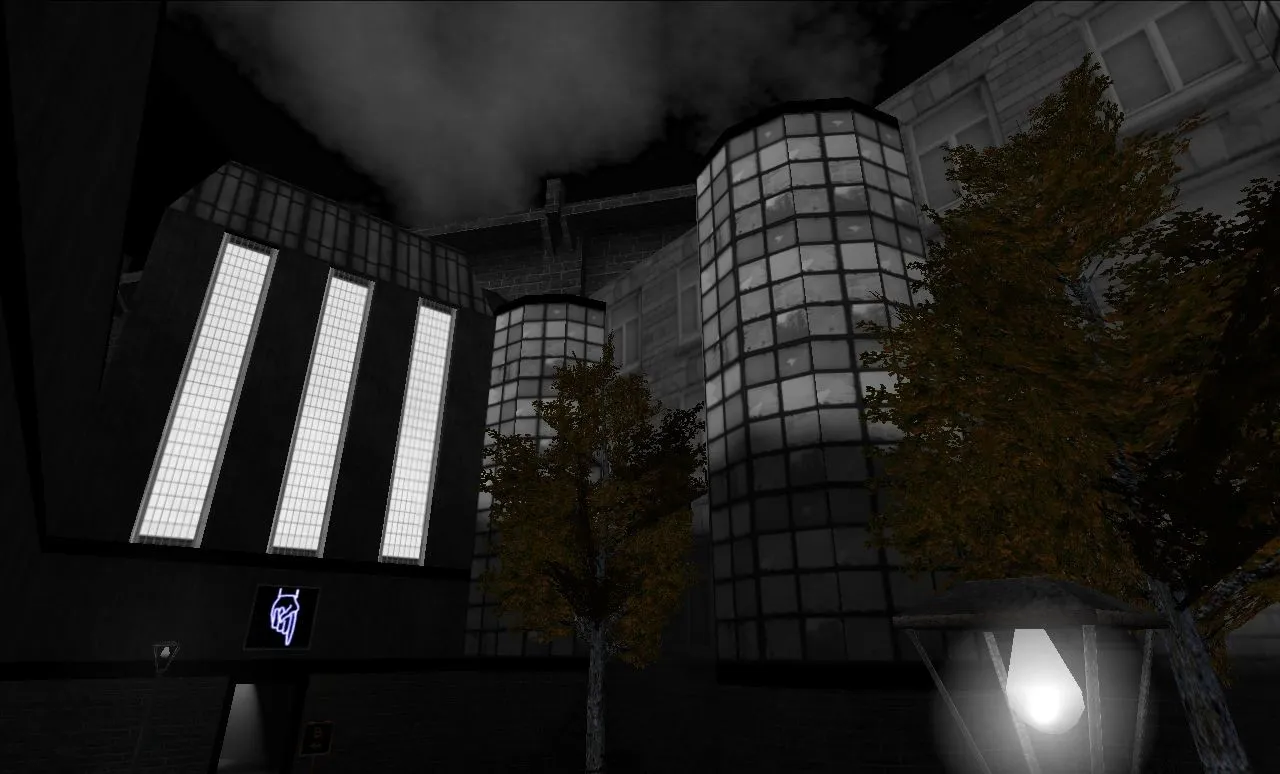 Скриншот de_dystopia_revisited для CS 1.6: точки, маршруты, .nav и оптимизация карты