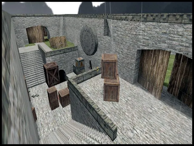 Скриншот  Карта de_kisame для Counter-Strike 1.6: Описание и Тактики