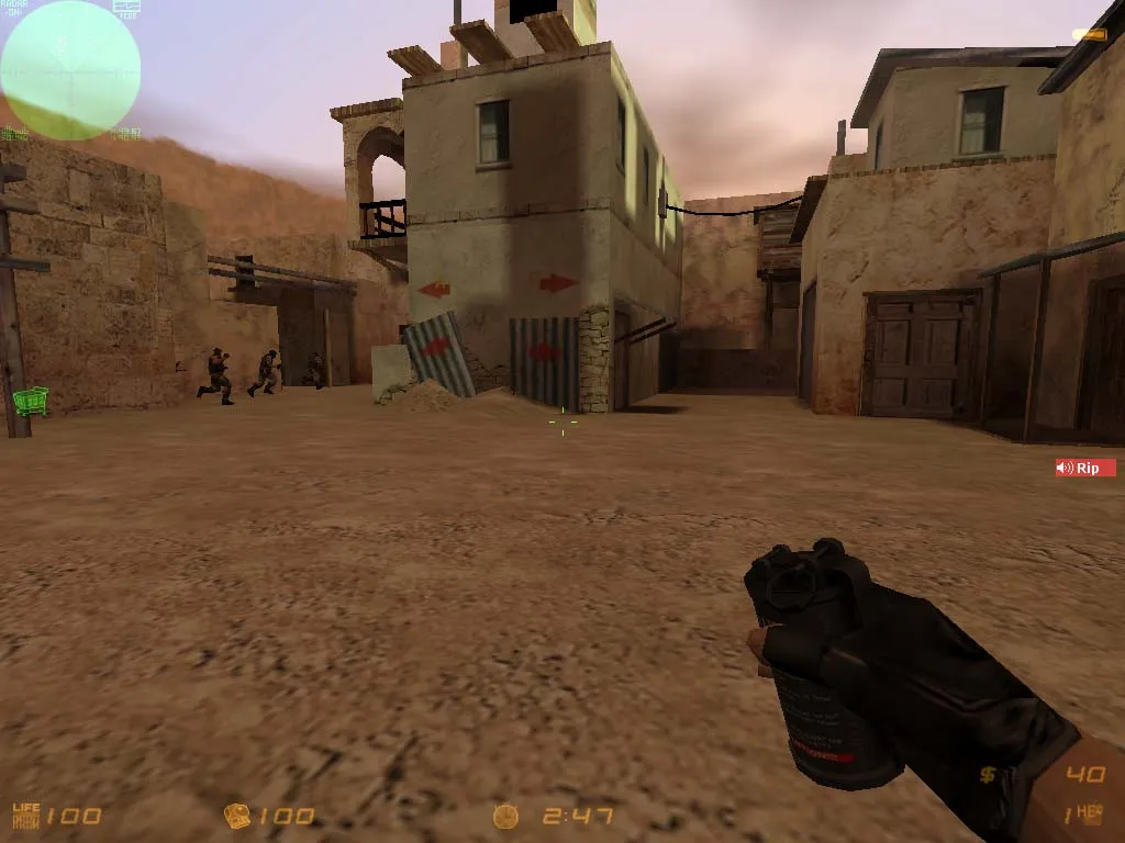 Скриншот  Карта de_mexico для CS 1.6 — Тактика и детали