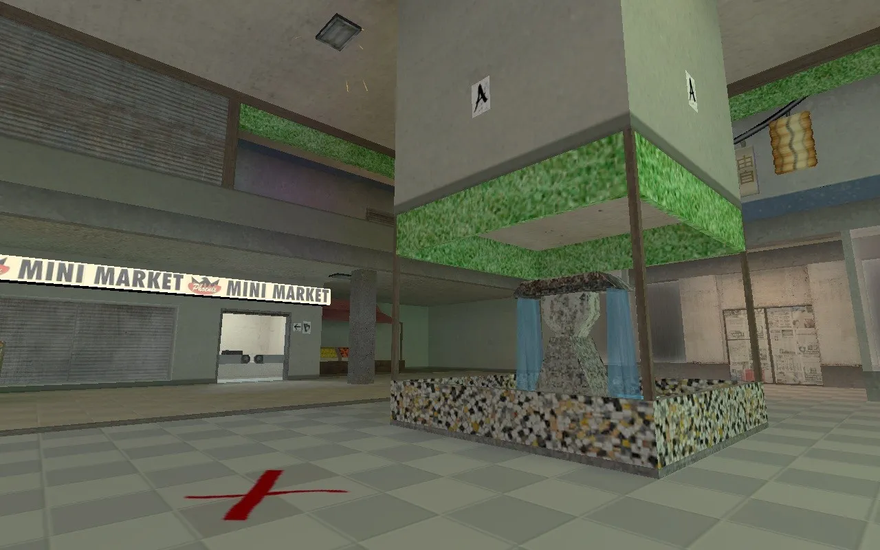 Скриншот  Карта de_shopping для CS 1.6 — подробное описание и тактика