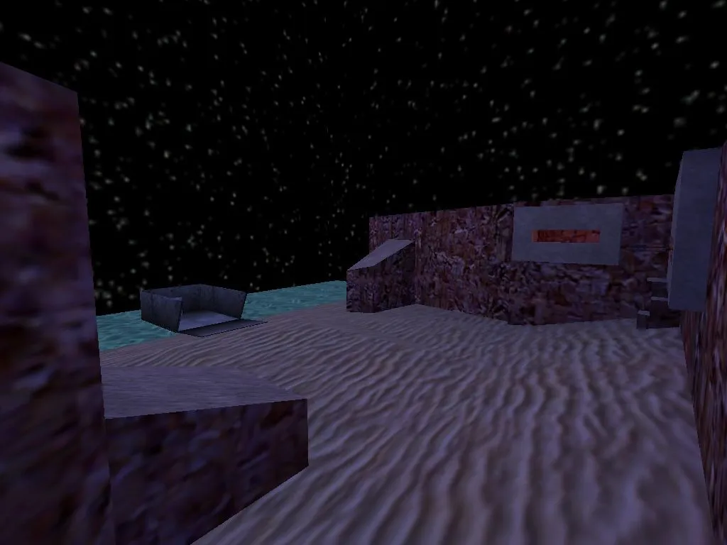 Скриншот  de_beach карта для CS 1.6: точки, маршруты, оптимизация и навигация ботов