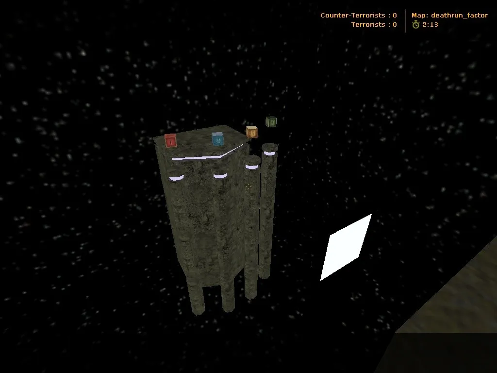 Скриншот  deathrun_factor для CS 1.6: карты deathrun, тактика за терр/контр, боты .nav, оптимизация