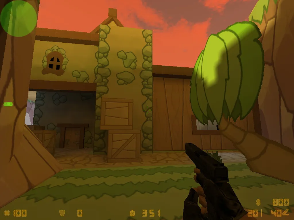 Скриншот de_comicpirates — DE карта для CS 1.6: тактика за CT/T, точки, .nav, оптимизация и настройки