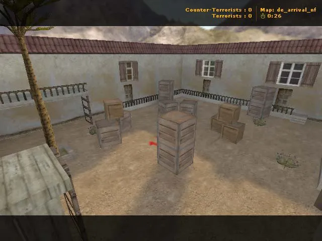 Скриншот  Карта de_arrival_nf для CS 1.6: тактики за Т и КТ, точки, оптимизация и поддержка ботов