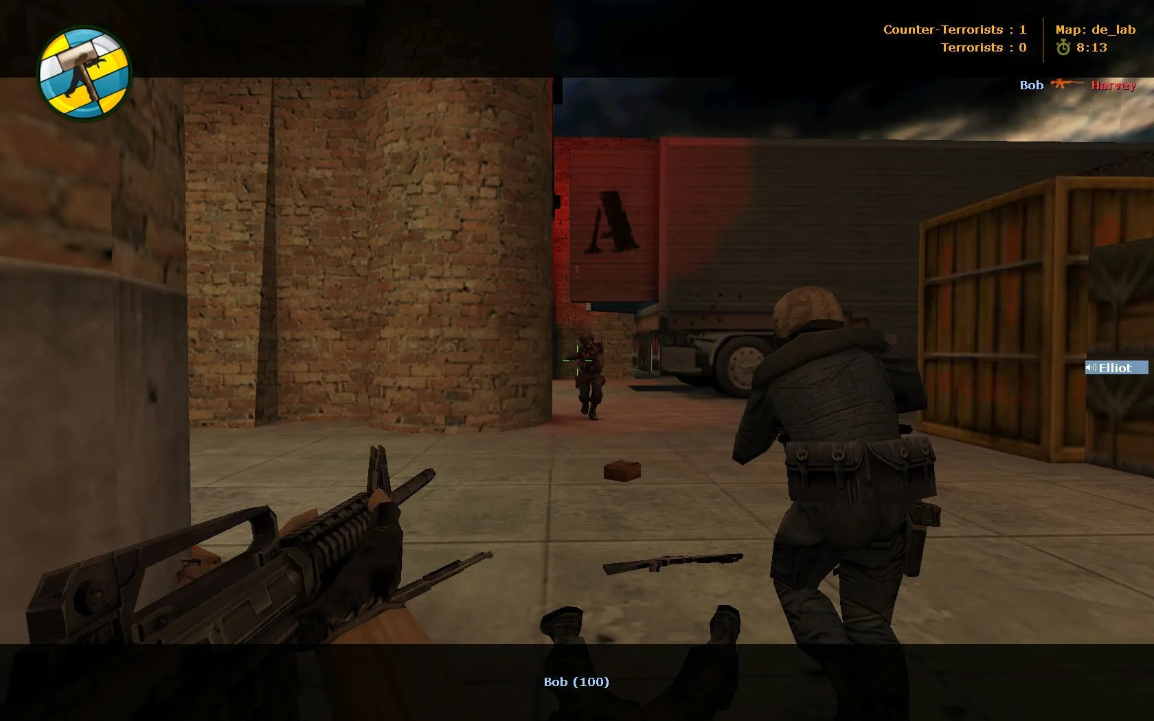 Скриншот  Карта de_lab для CS 1.6: особые тактики и оптимизация