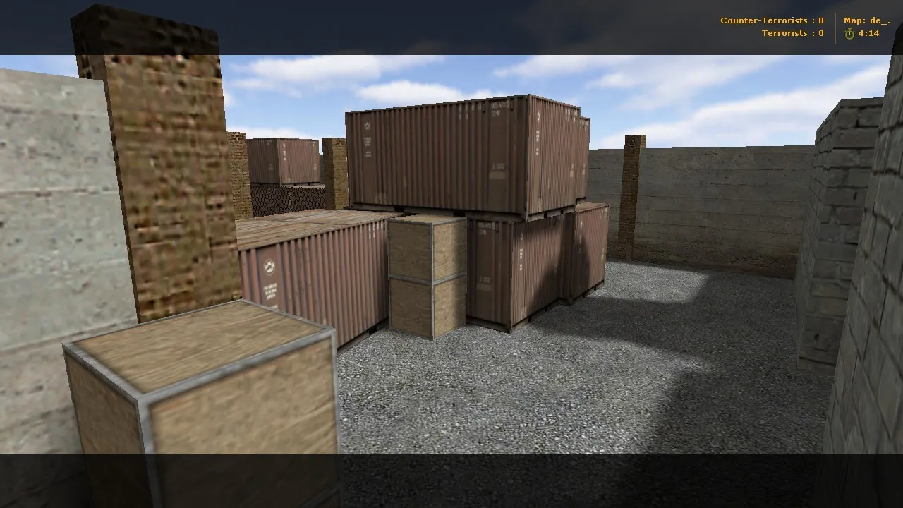 Скриншот  Карта de_storage для Counter-Strike 1.6: анализ и тактики
