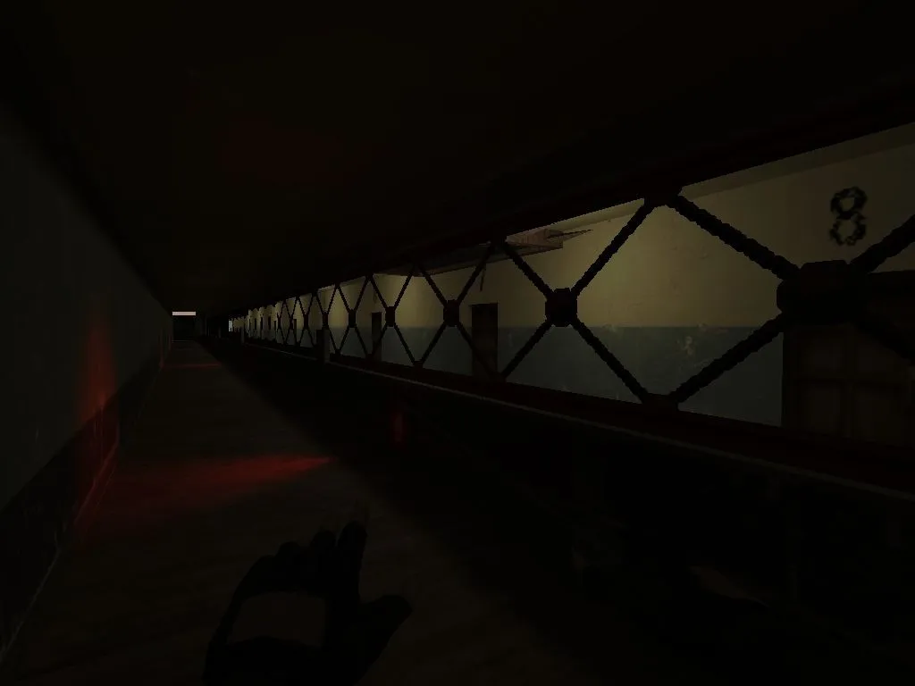 Скриншот  deathrun_horror для CS 1.6: карта с ловушками, раундами и бот-поддержкой .nav