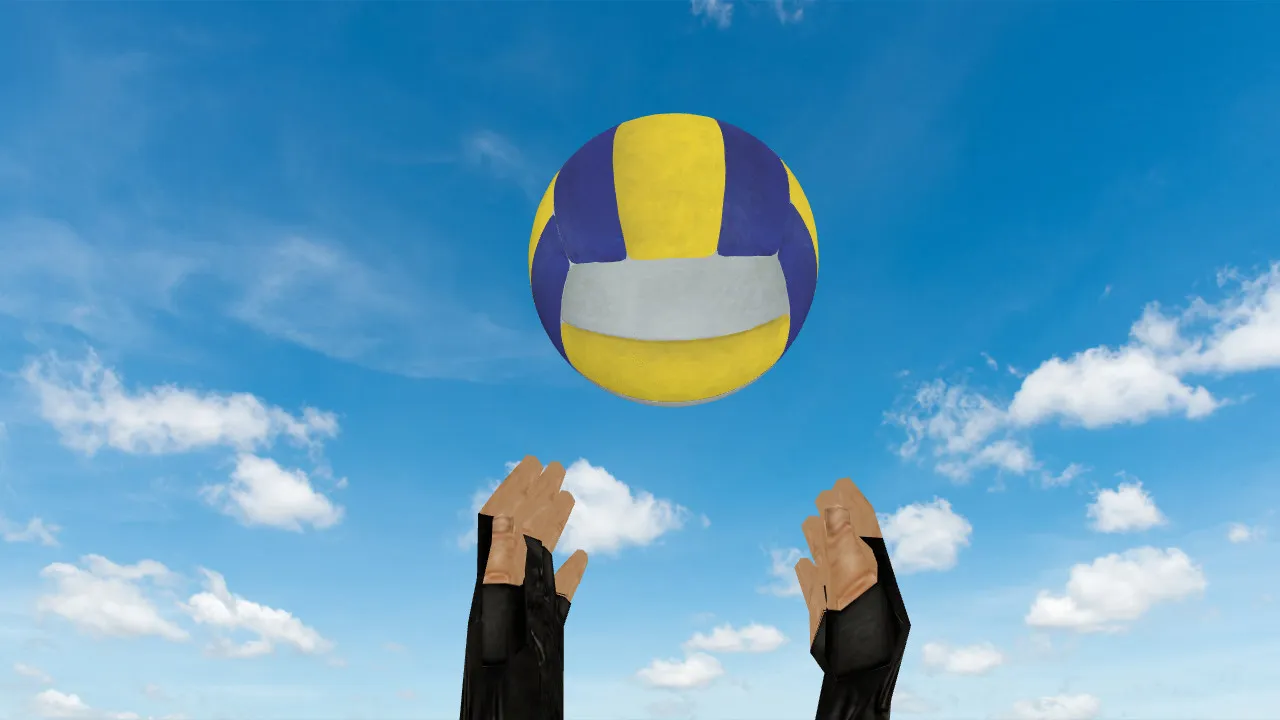 Скриншот  Модель гранаты «Волебольный мяч» для CS 1.6: v_ p_ w_ модели, звук, анимация осмотра и точные текстуры