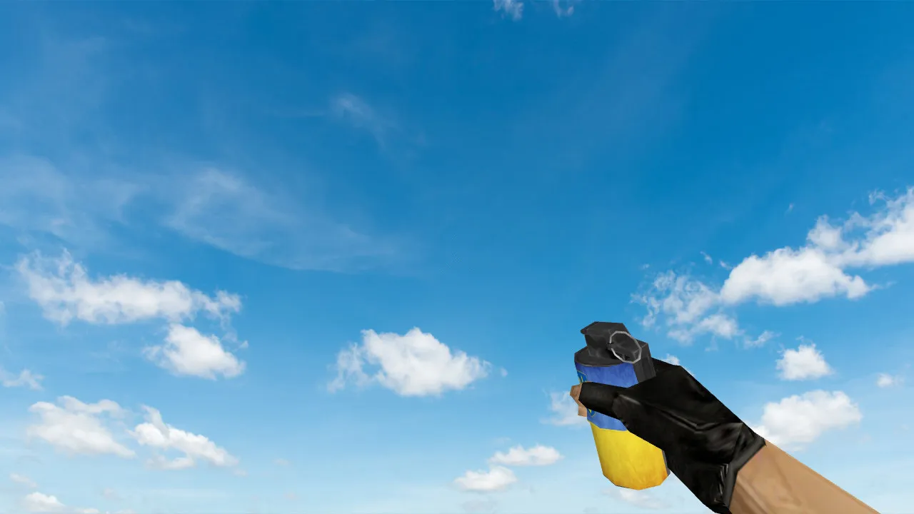 Скриншот Модель «Пак гранат «Украина»» для CS 1.6: v_, p_, w_ модели, звук, анимация осмотра, качество текстур