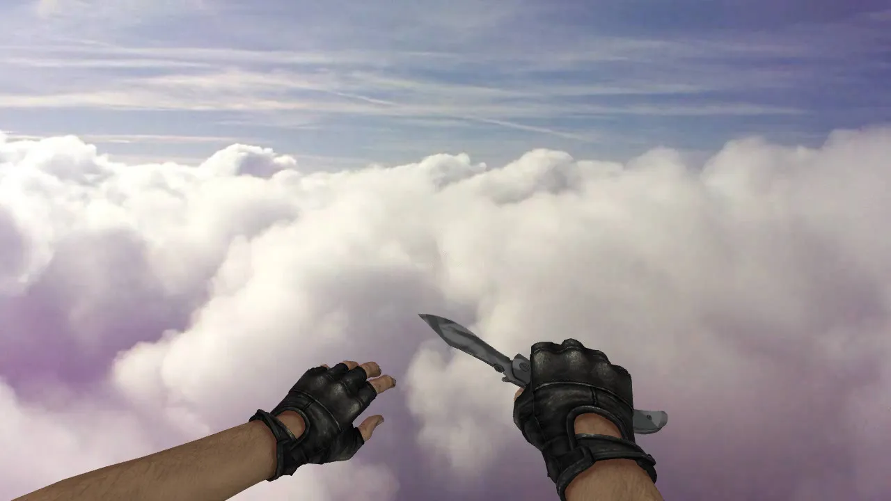 Скриншот Модель ножа «Наваха «Городская маскировка»» для CS 1.6: v_, p_, w_ модели, звук и анимация осмотра