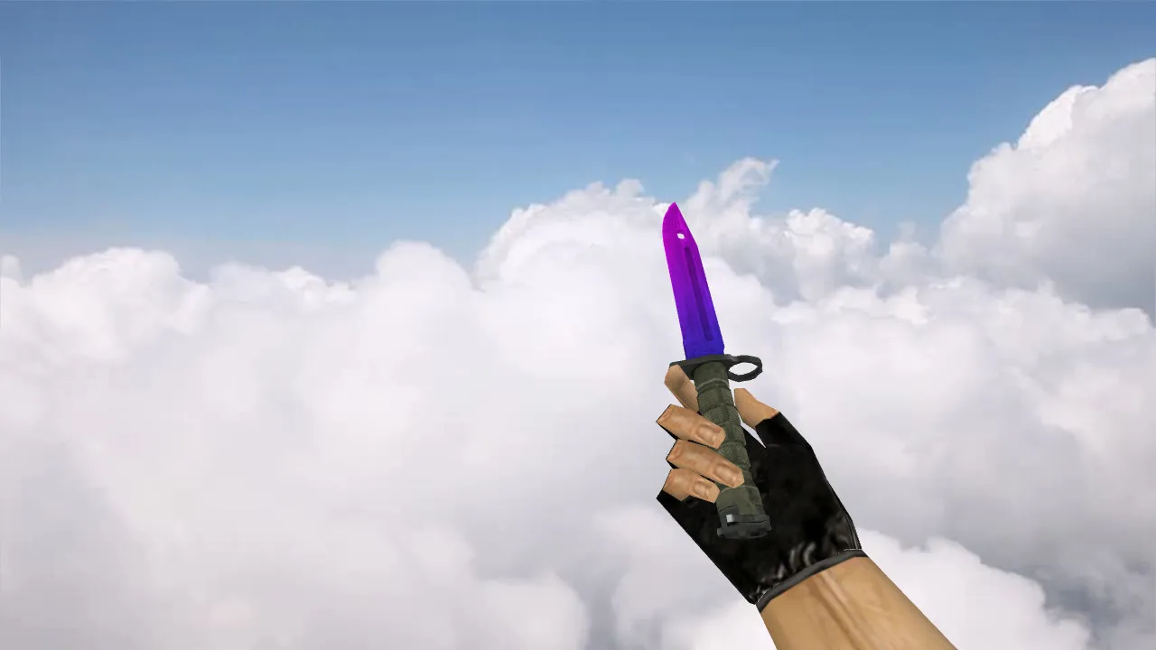 Скриншот Модель «Bayonet Redux» для CS 1.6: v_ / p_ / w_ ножа, звук, анимация осмотра и текстуры