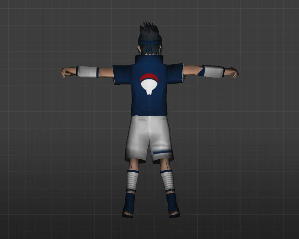 Скриншот  Модель «Саске Учиха» для CS 1.6 - Аниме скин