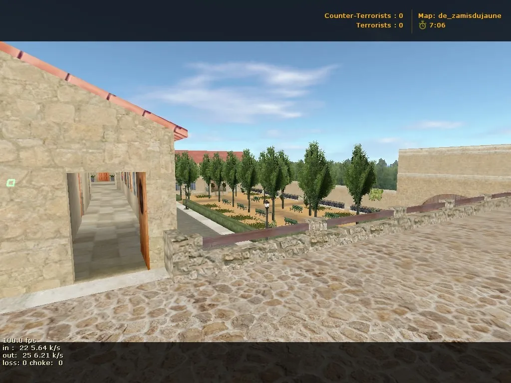 Скриншот  Карта de_zamisdujaune для CS 1.6: Тактика и особенности