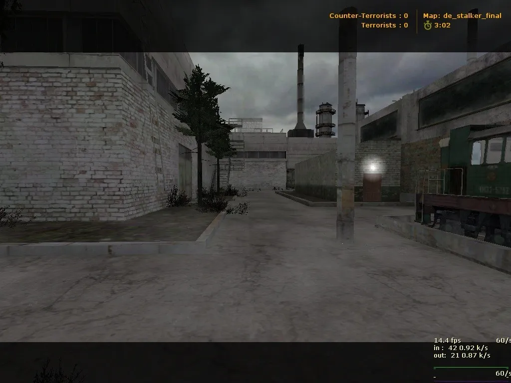 Скриншот  Карта de_stalker_final для CS 1.6 - тактические возможности и детали