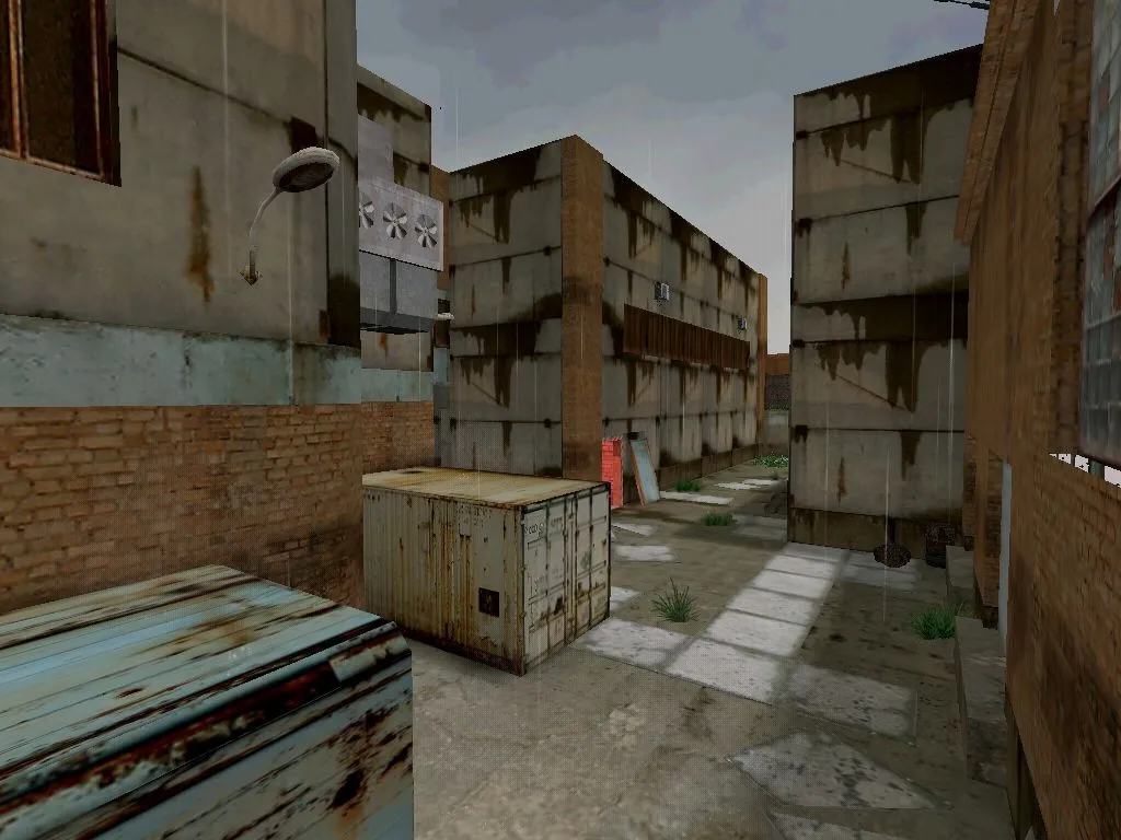 Скриншот  Карта de_rain для CS 1.6 - Тактические возможности и баланс сторон