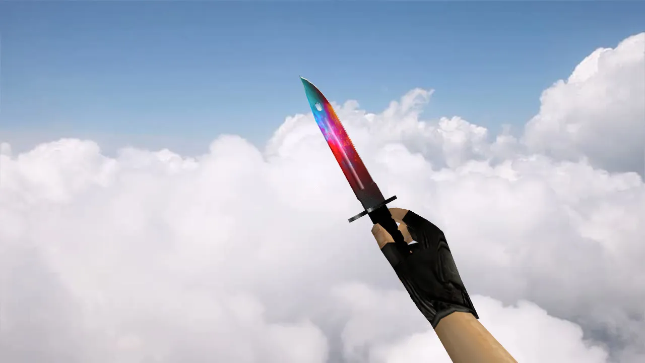 Скриншот Модель ножа «Bayonet Prohibition» для CS 1.6: v_, p_, w_ модели, звук, анимация осмотра и качество текстур