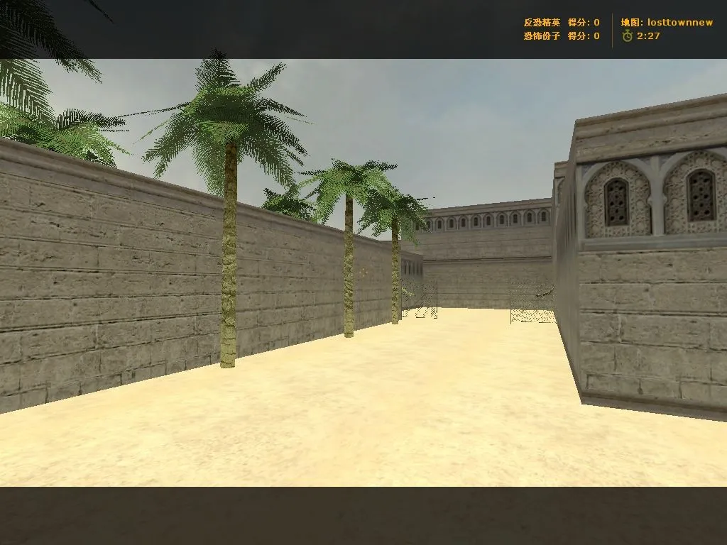 Скриншот  Карта losttownnew для Counter-Strike 1.6: тактика и особенности