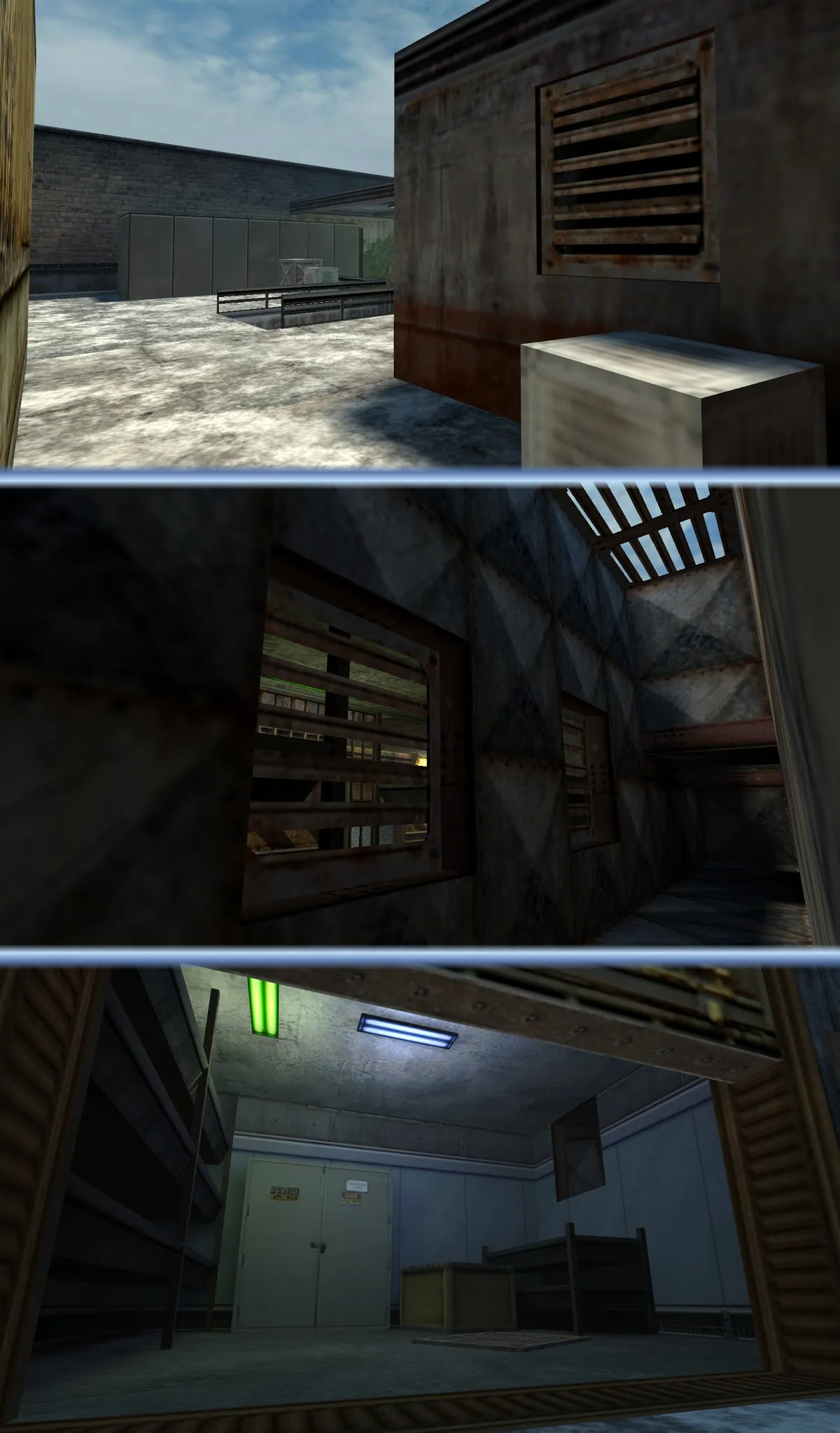 Скриншот  Карта «de_invictus_v12» для CS 1.6: Тактический анализ и детали