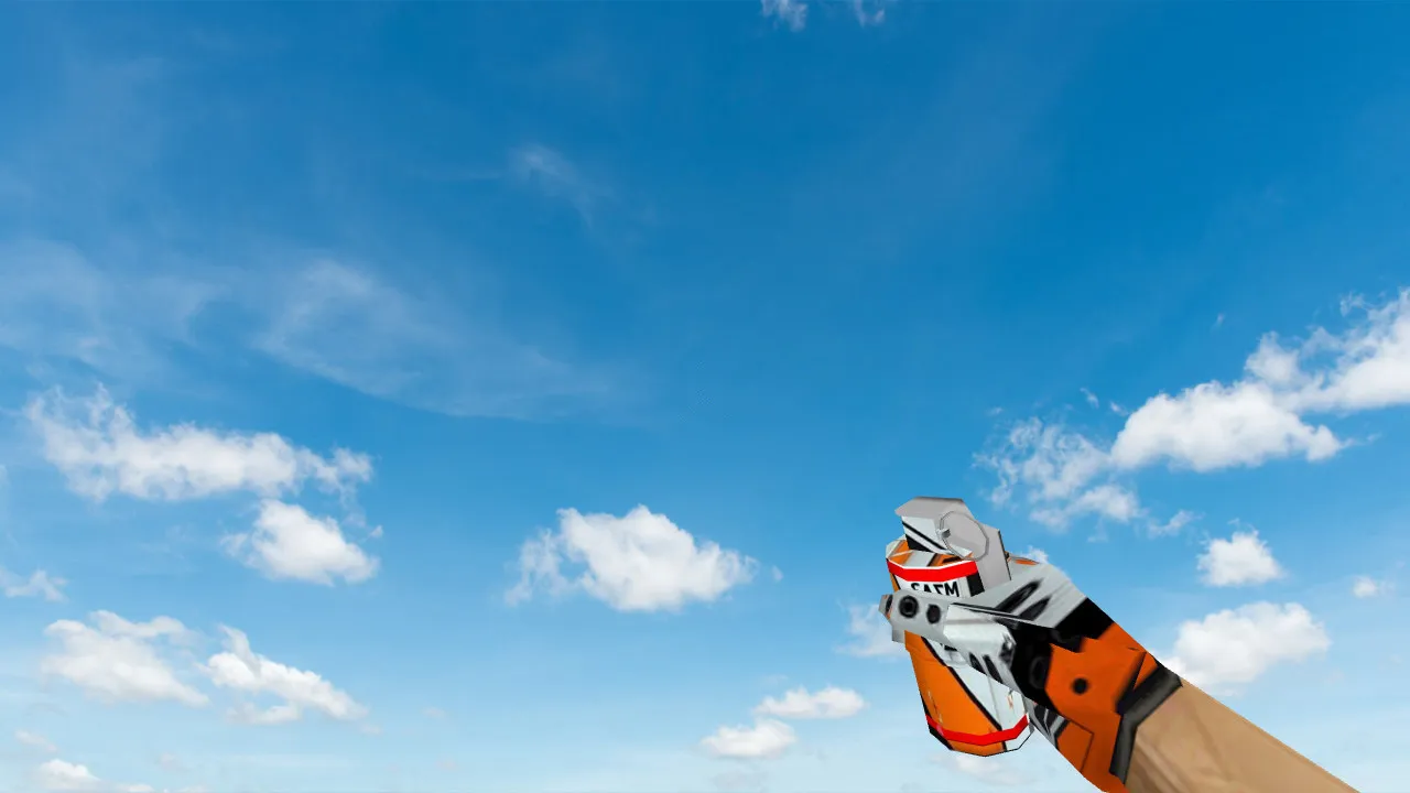 Скриншот Модель «Asiimov Grenade Pack» для CS 1.6: v_, p_, w_ гранаты, звуки, анимация осмотра и текстуры