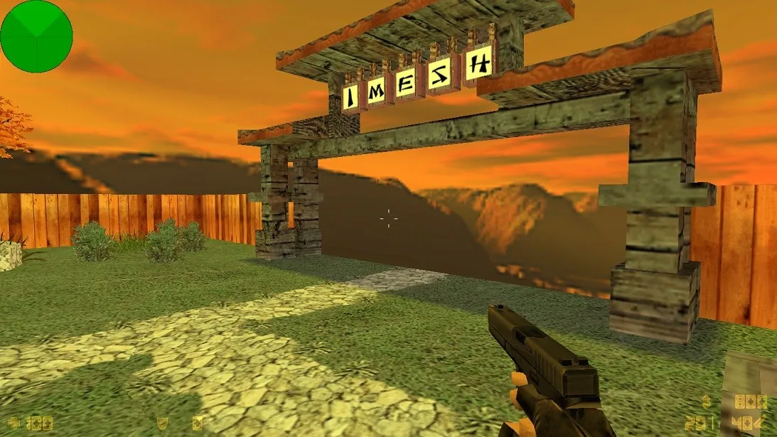 Скриншот  de_china_village для CS 1.6: точки за CT/T, тактики, .nav для ботов и оптимизация карты