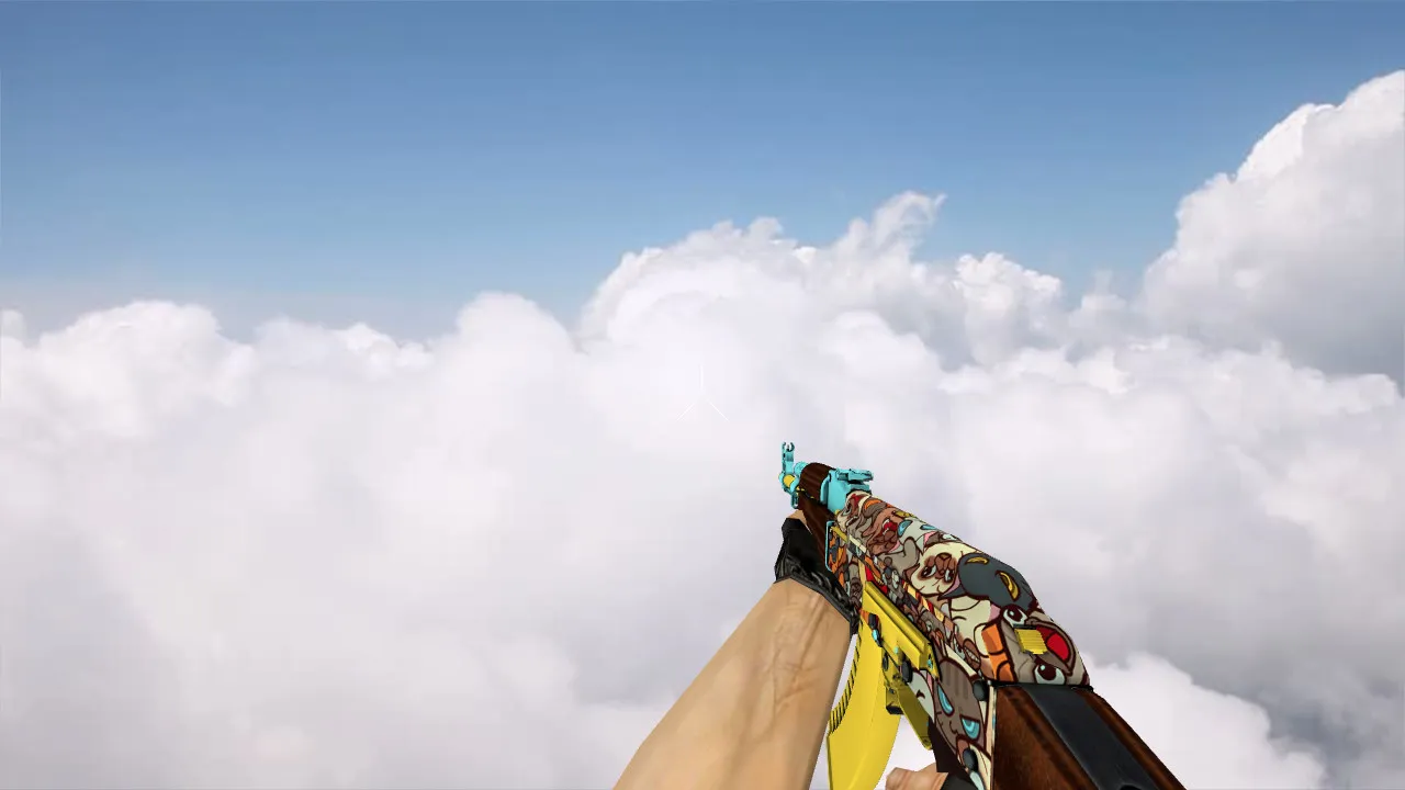 Скриншот Модель «AK-47 PawPaw» для CS 1.6: v_ p_ w_ модели, звуки, анимация осмотра и текстуры