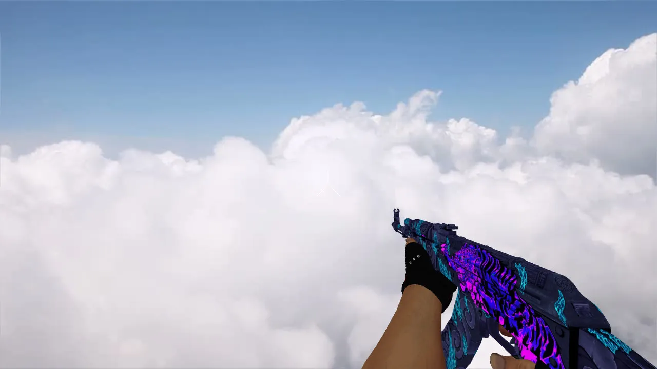 Скриншот Модель AK-47 Tigerstrike для CS 1.6: v_ p_ w_, звук, анимация осмотра и качество текстур